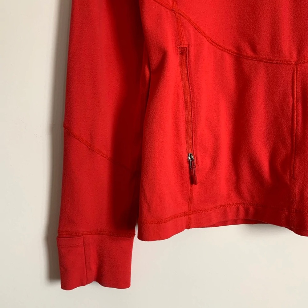 RED VINTAGE LULULEMON RUNNING PULLOVER - Picture 2 of 4